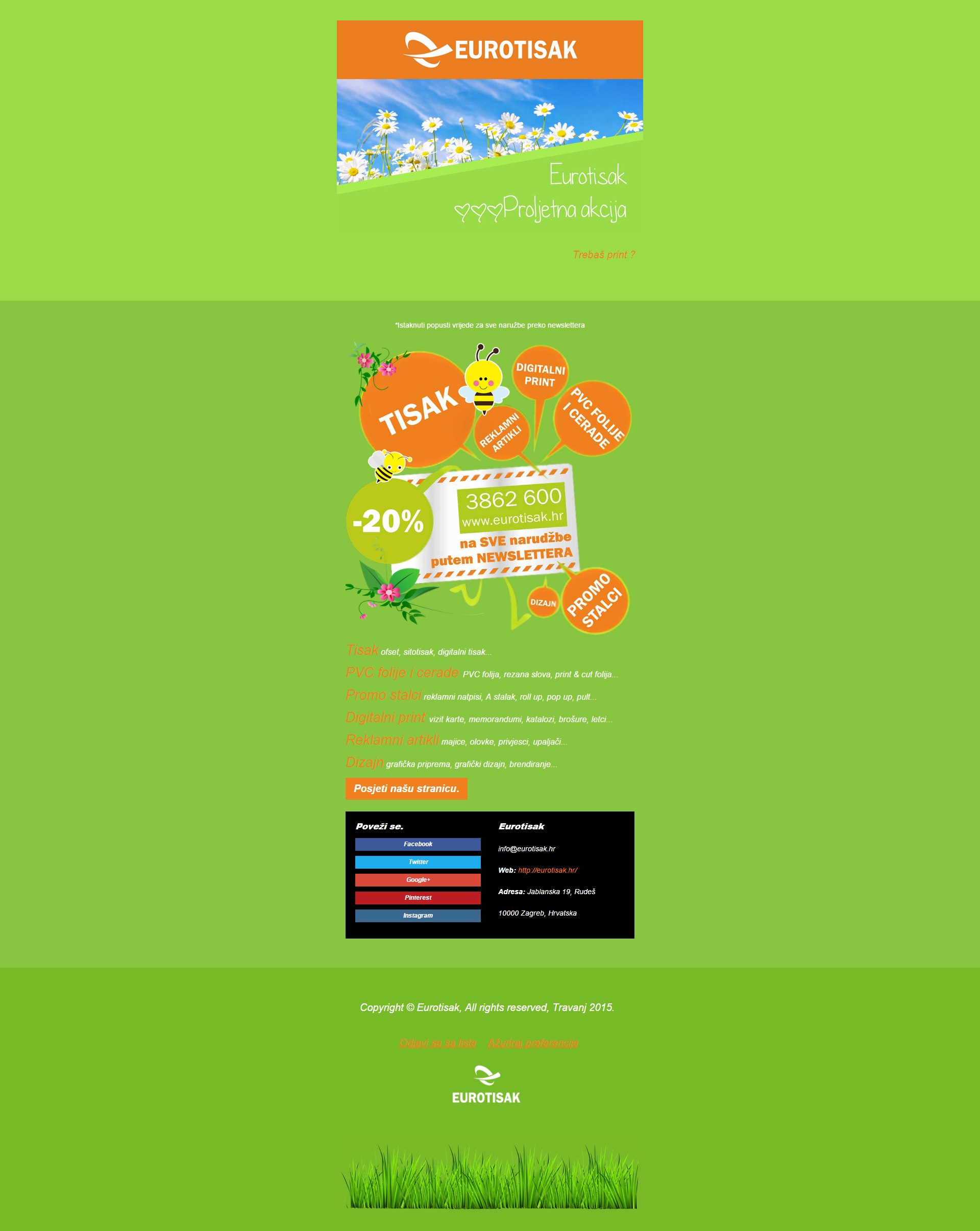 You are currently viewing Izrada proljetnog newslettera