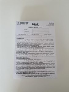 Read more about the article Tisak jamstveni list