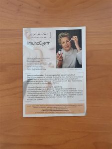 Letak print flyer - Imunoderm 1