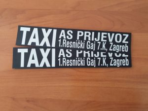 Taxi magneti oznake uske - Valles