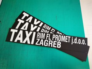 Taxi oznake magnet auto - Rim fl