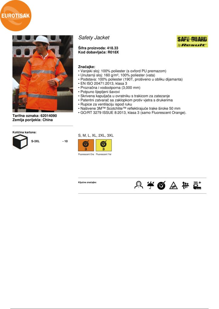 REFLEKTIRAJUĆI SIGURNOSNI PRSLUK - Safety_Jacket